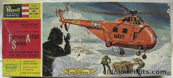 Revell 1/49 Sikorsky HO4S-1 US Navy - Famous Artist Series - (HO4S1), H172-98 plastic model kit